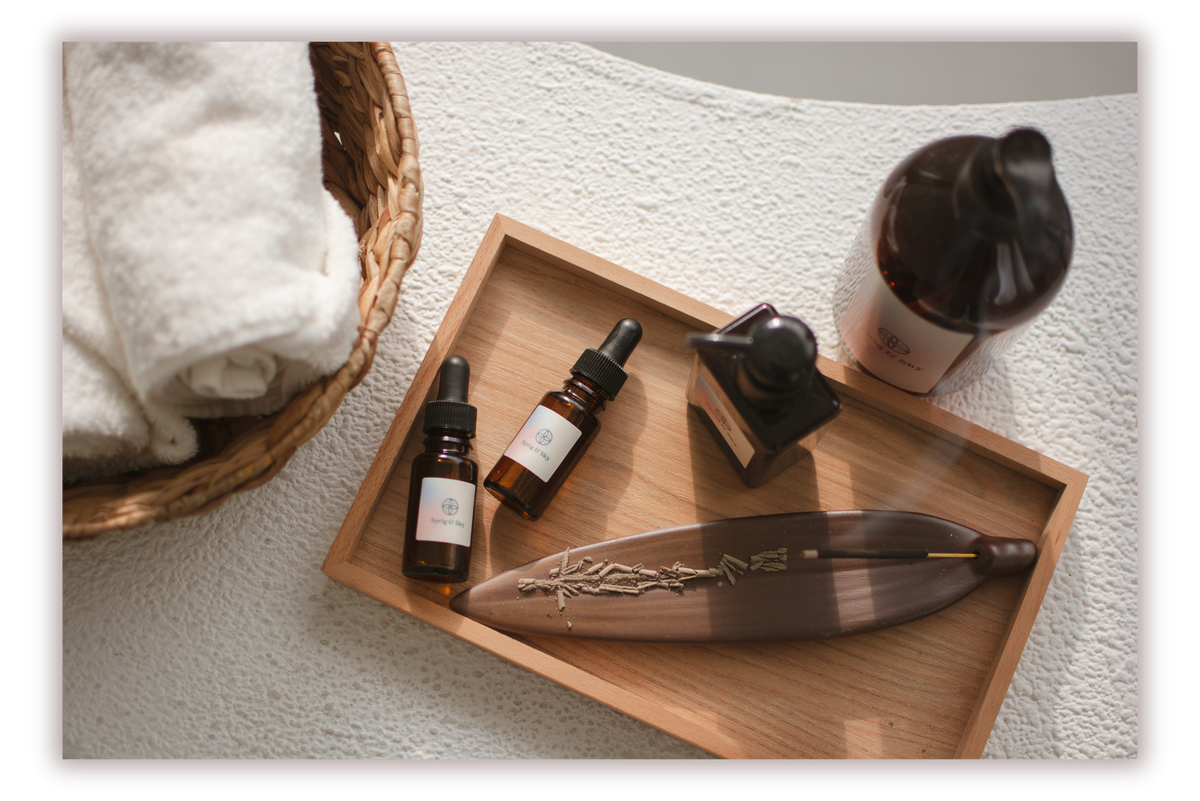 Incense and Skincare Products 